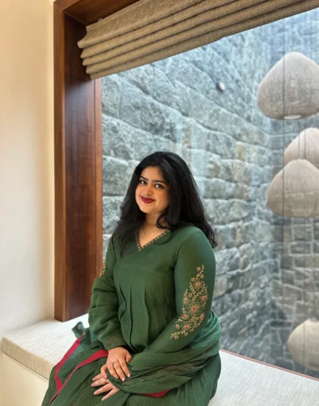 Faux Longline Coat in Light Pink